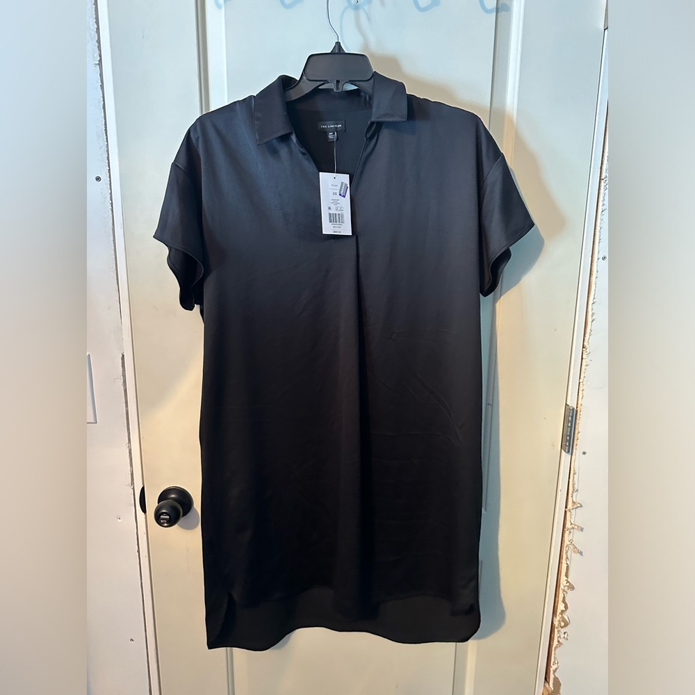 Satin t shirt dress